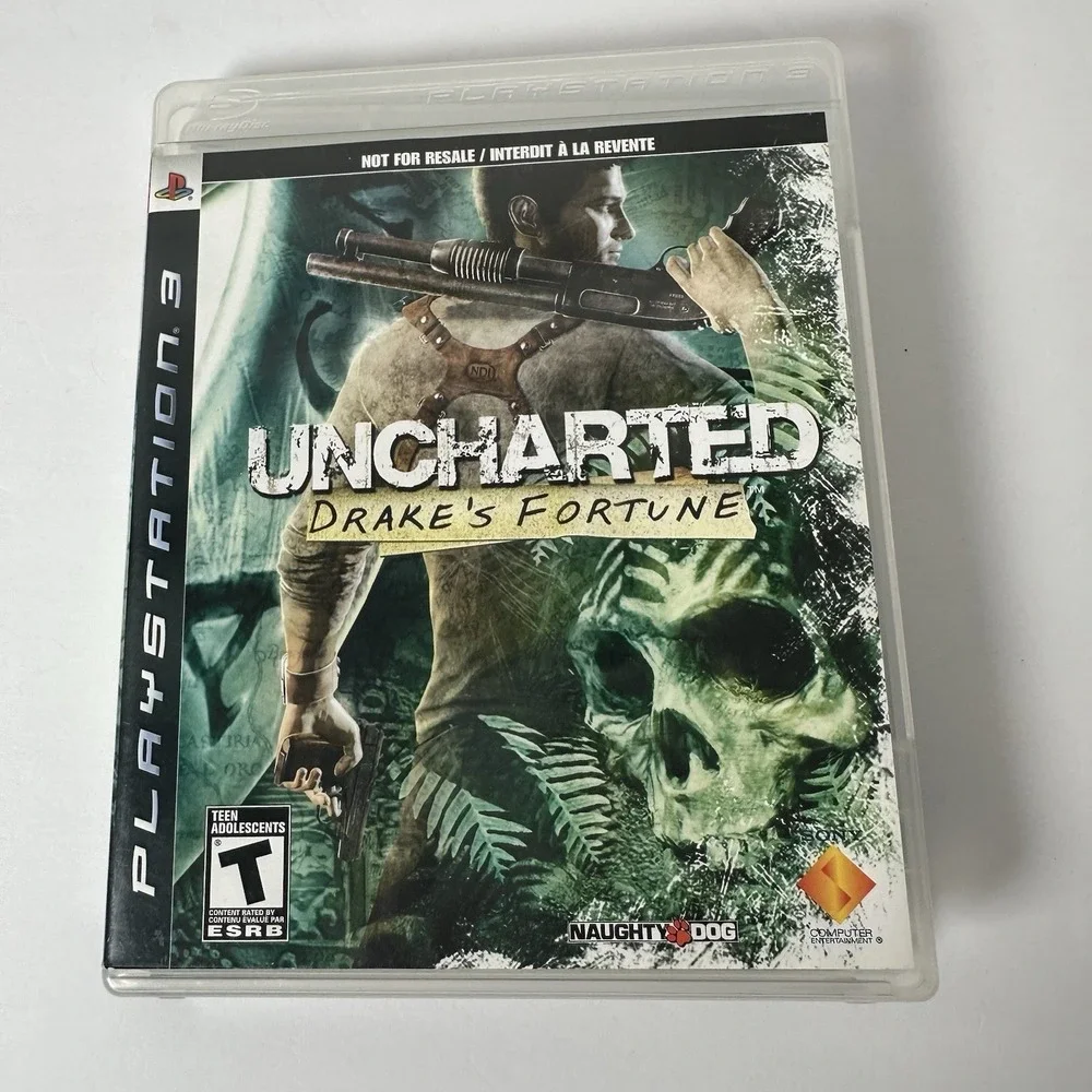 Sony Uncharted Drake's‎ Fortune PS3 Not For Resale Edition Naughty Dog Complete